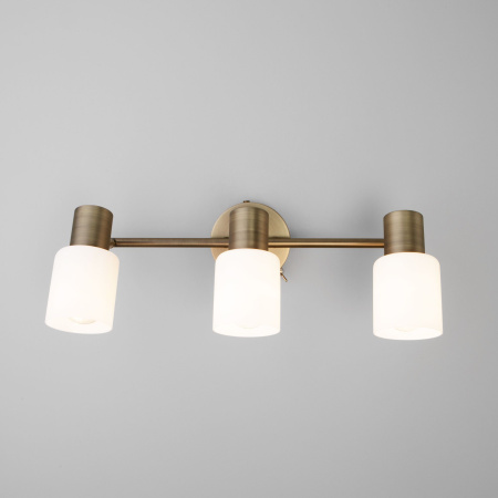 Настенный светильник 3*E27 40Вт античная бронза IP20 (20089/3 бронза) Eurosvet