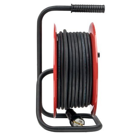 Удлинитель на катушке "Гефест 2,0" 4 гнезда 30м с заземлением и предохранителем КГ 3*1,5 16А/3,5кВт PROxima EKF