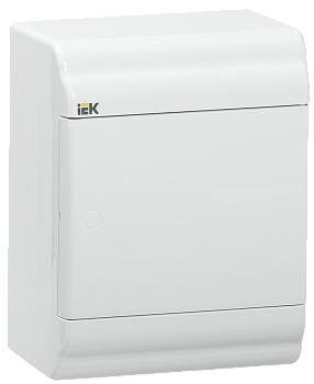 Корпус пластиковый ЩРН-П-4 модуля навесной белый/белая дверь IP41 PRIME IEK