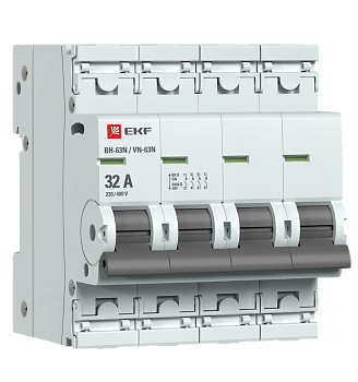 Выключатель нагрузки 4П 32А ВН-63N PROxima EKF