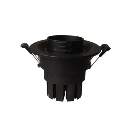 Встраиваемый светильник 7Вт 4000K Черный IP20 Elem DL052-L7B4K Technical