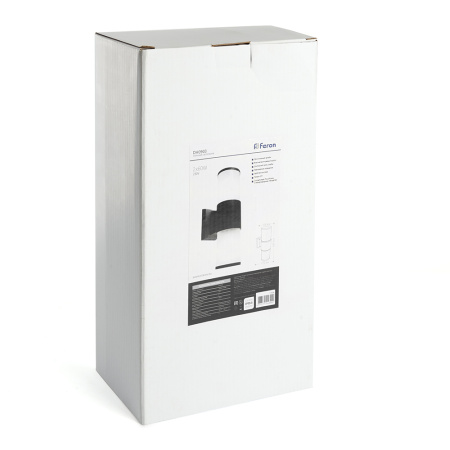 Светильник садово-парковый Feron DH0902, на стену, E27 230V, черный