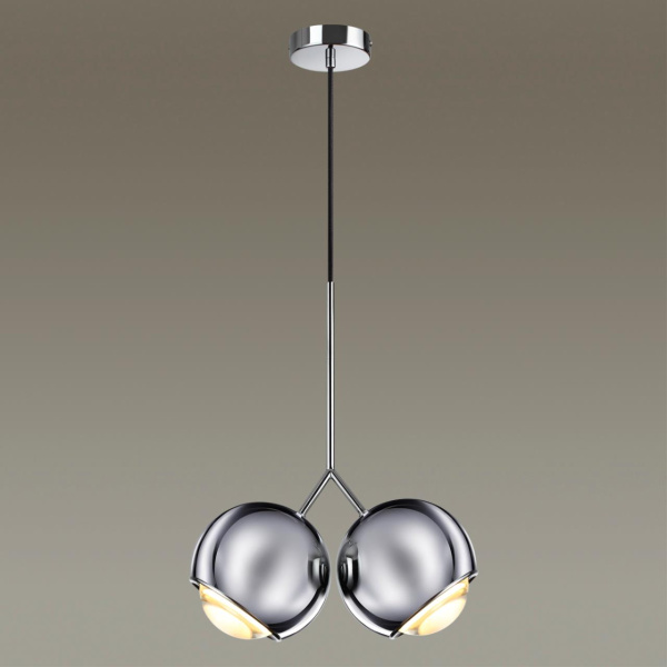 Подвесн.св-к IP20 LED 12W 600Лм 3000К MIA хром полиров/металл B ODEON LIGHT