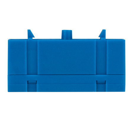 Шина "0" N (6х9мм) 8 отверстий латунь синий изолированный корпус на DIN-рейку PROxima EKF