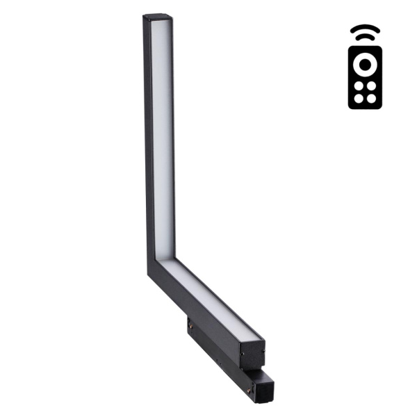 Трек.св-к для низков.шин.димм.с ПДУ со смен.цв.темп.IP20 LED 3000~6500К 24W 48V черн.FLUM B NOVOTECH