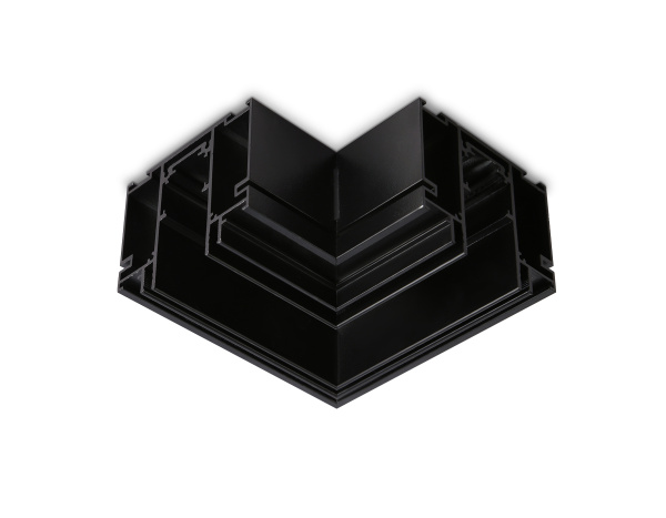 Коннектор угловой для шинопровода Magnetic 48V в натяжной потолок GL3392 BK черный Ambrella Light