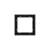 Рамка пластиковая Voltum S70 на 1 пост, (черный матовый)