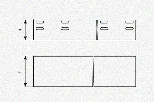 Лоток глухой ЛМГ 80х80х2000 УХЛ1, оцинкованный лист, S1,5