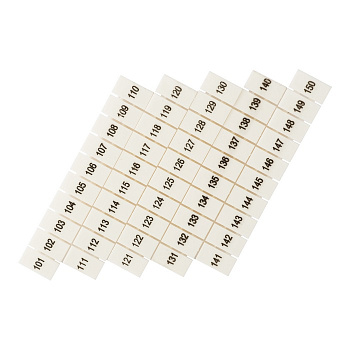 Маркеры для JXB-ST 1,5 с нумерацией 100-150 (100 шт) PROxima EKF