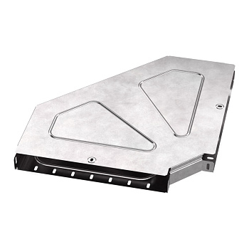 Угол горизонтальный 90 градусов с крышкой Стандарт 400х50 Промрукав