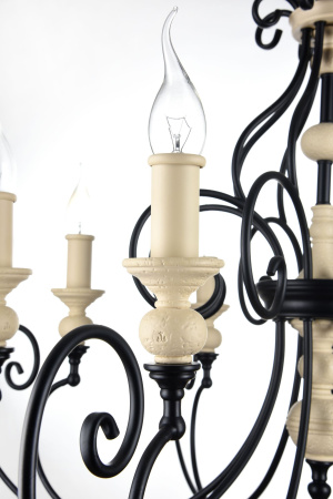 Люстра 6*E14 60Вт Черный IP20 Karina H631-PL-06-B Maytoni