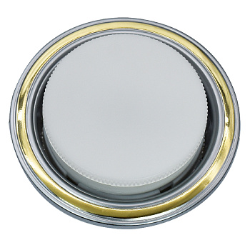 Светильник встраиваемый GCL-GX53-H38 Два Круга Золото/Черный Хром/Золото General