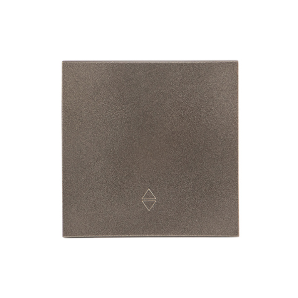 Валенсия Лицевая панель выключателя проходного 1-кл, 10А графит EKF