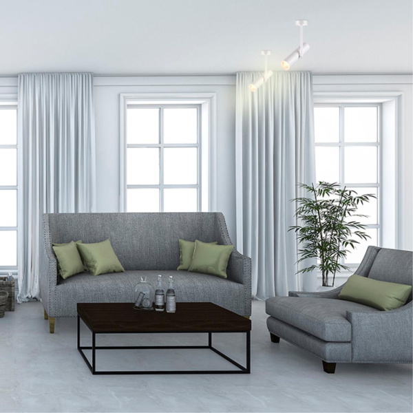 Накл.св-к IP20 GU10 50W 220V BATRA белый NOVOTECH