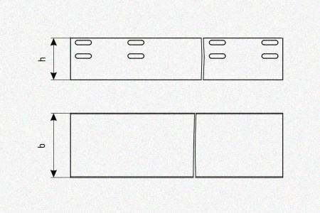 Лоток глухой ЛМГ 400х50х3000 УТ1,5, оцинкованный лист + окрашенный, S1,2