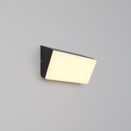 Настенный светильник (бра) 10Вт 3000К Графит IP54 Brick O436WL-L10GF3K Outdoor Maytoni