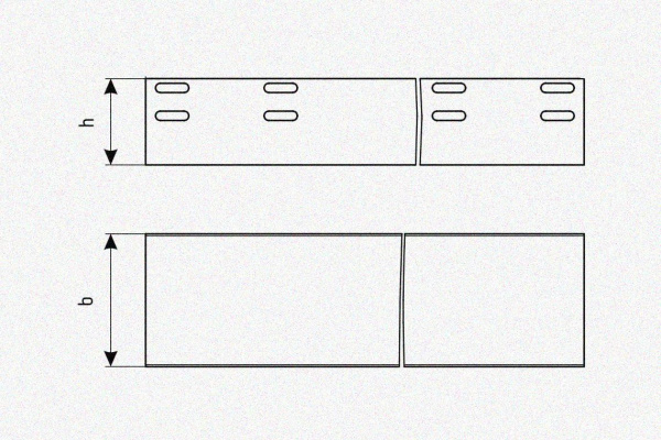 Лоток глухой ЛМГ 400х50х3000 УТ1,5, оцинкованный лист + окрашенный, S1,2