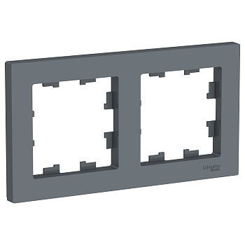 ATLASDESIGN Рамка универсальная 2-м . грифель IP20 (кр.10шт) Schneider Electric