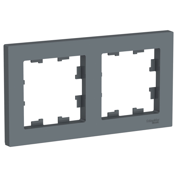 ATLASDESIGN Рамка универсальная 2-м . грифель IP20 (кр.10шт) Schneider Electric