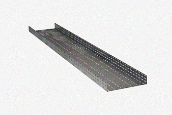Лоток глухой ЛМГ 500х100х2000 УТ1,5, оцинкованный лист S1,5
