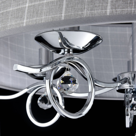 Люстра 5*E14 40Вт Хром IP20 Bertrand FR5906-PL-05C-CH Freya