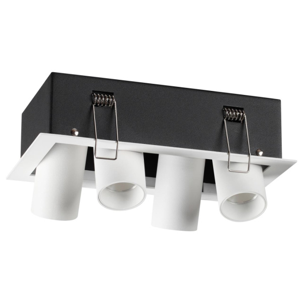 Встр.св-к IP20 LED 4000К 4*7W 220V IMAN белый/черный NOVOTECH