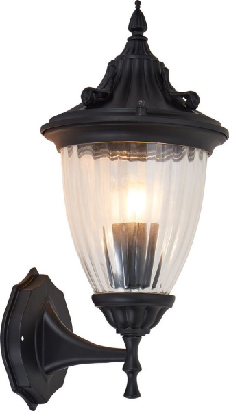 Светильник садово-парковый Feron PL582 на стену вверх 60W 230V E27, черный