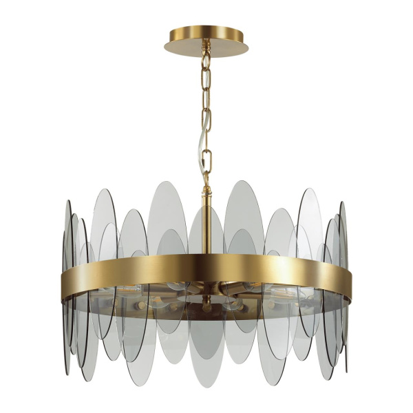 Люстра E14 6*40W 220V MEREDITH латунь LUMION