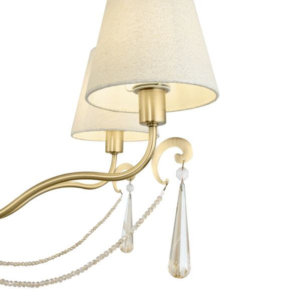 Люстра 7*E14 40Вт Латунь IP20 Madeline FR2019PL-07BS Freya