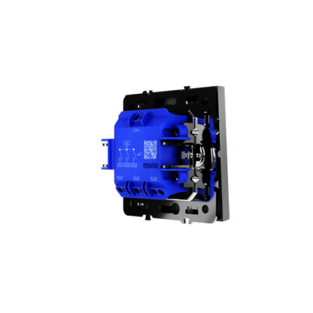 Выключатель встраиваемый Voltum S70 трехклавишный 10А, (титан)