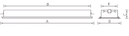 Светильник ALD UNI LED 1200 30Вт 4000К IP54 СТ 1050000020