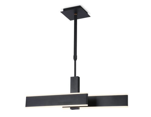 Подвесной светодиодный светильник FA6667 BK черный 42W 3000K-6400K 640*30*900 (Без ПДУ) Ambrella Light