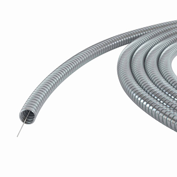 Металлорукав из оцинкованной стали с протяжкой DN 20мм, Dвн 20,5 мм, Dнар 24,5 мм, IP40, 50м DKC