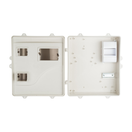 Щит учетно-распред, навесной ЩУРн-П 3/7 с КМПН (398х354х132) IP55 Basic EKF