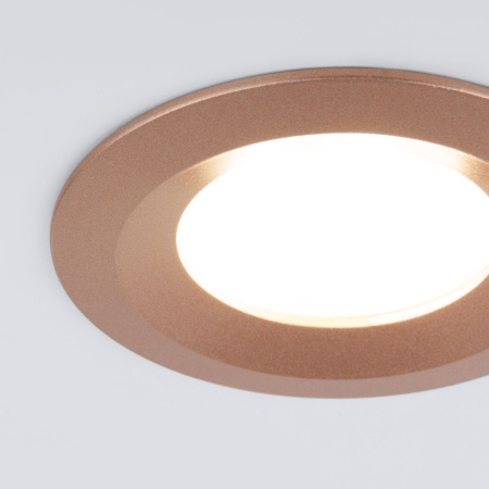 Встраиваемый точечный светильник GU10 золотой IP20 (a053333) Elektrostandard