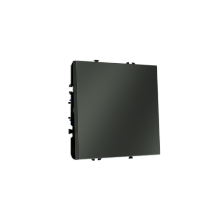 Выключатель встраиваемый Voltum S70 одноклавишный 10А, (титан)