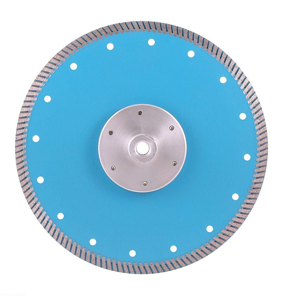 Диск алмазный отрезной 230*м14 Турбо с фланцем hot press FHQ456 Trio-Diamond
