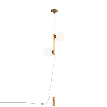 Торшер 2*E14 40Вт Латунь IP20 Erich MOD221FL-01G Maytoni