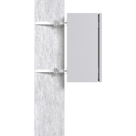 Комплект крепления на столб монтажной полосой (ширина шкафа до 400 мм) Basic EKF