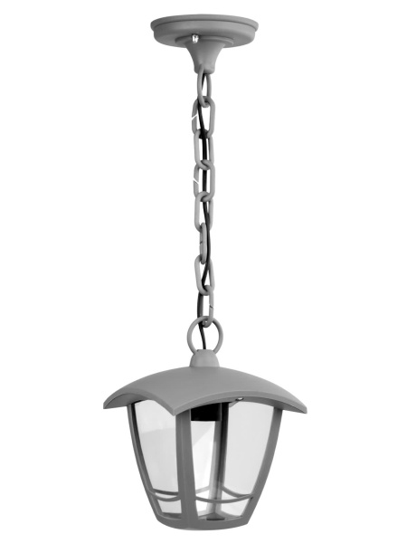 Светильник садово-парковый "СИТИ" НСУ 07-60-001 У1 4-х гранник подвесной серый TDM