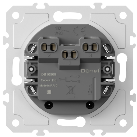 Donel механизм выключателя В2 (простого), 10 A 250 В~, серия DB