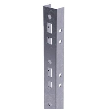 Профиль прямолинейный, L375, толщ.2,5 мм, на 3 рожка, цинк-ламель DKC