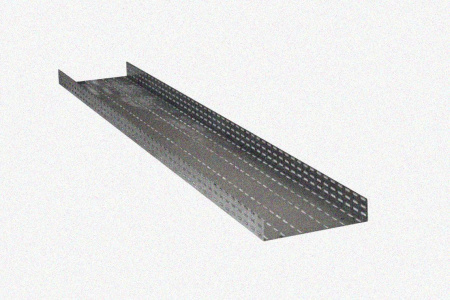 Лоток глухой ЛМГ 60х40х2000 УТ1,5, оцинкованный лист S1,0