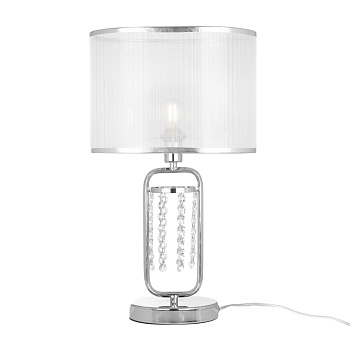 Настольная лампа 1*E14 40Вт Хром IP20 Elin FR5016TL-01CH Freya