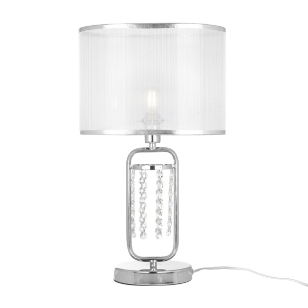 Настольная лампа 1*E14 40Вт Хром IP20 Elin FR5016TL-01CH Freya