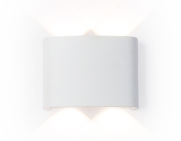 Светильник светодиодный уличный настенный архитектурный ST4451/4 WH белый IP65 LED 4200K 4W 106*80*37 Ambrella Light