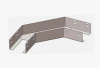 Лоток угловой замковый перфорированный КГЗ 500х110-90 УТ1,5 поворот на 90, оцинкованный лист, S1,5