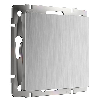 Заглушка (серебряный рифленый) СУ IP20 Werkel