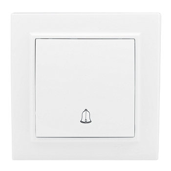 Минск Кнопка звонка СП, , 10А, белый EKF