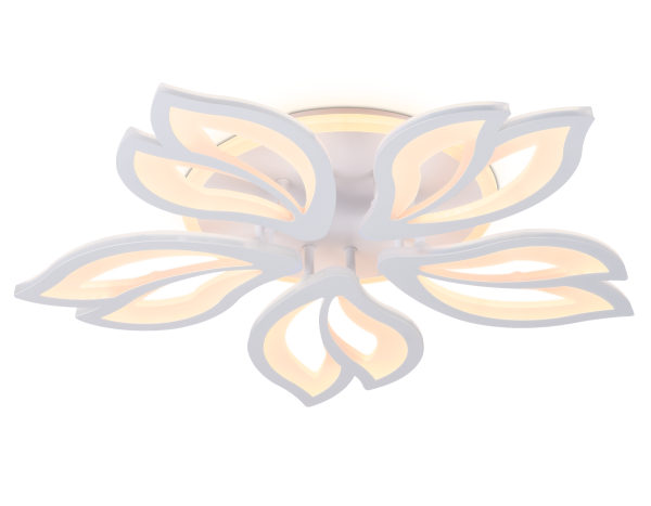 Потолочный светодиодный светильник с пультом FA543/5 WH белый 104W 580*560*80 (ПДУ РАДИО 2.4) Ambrella Light